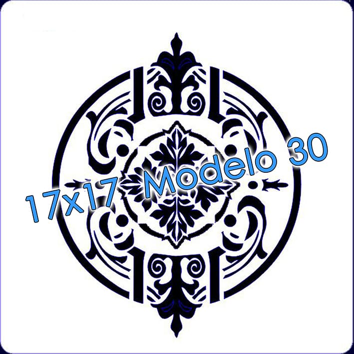 - Stencil 17x17cm Modelo 030 -